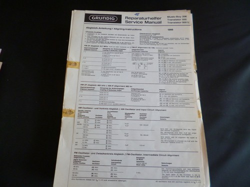 Manuale servizio originale - manuale,