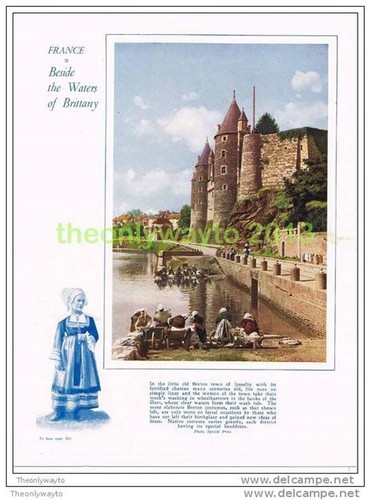 Josselin bretagna francia - josselin,, bretagna,