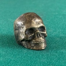 RARE CRÂNE ANCIEN BRONZE