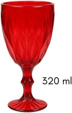 Set 6 Bicchieri Rossi a Calice