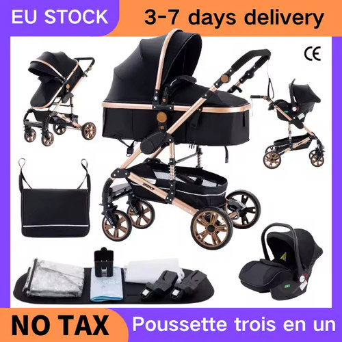 Passeggino trio 1 neonato - 3,
