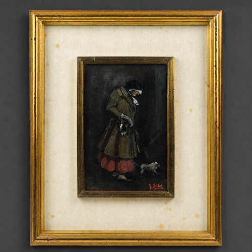 Dipinto olio cartone - dipinto, giuseppe