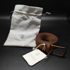 Cintura uomo in pelle marrone