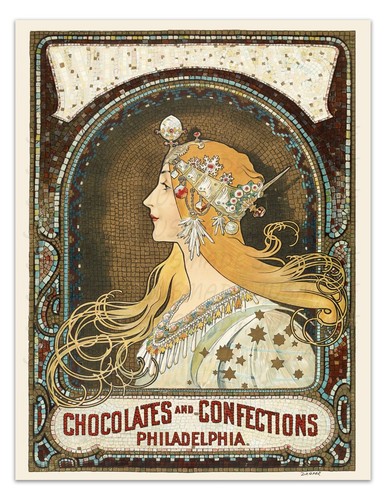 Zodiac 1896 alphonse mucha - 1896, di