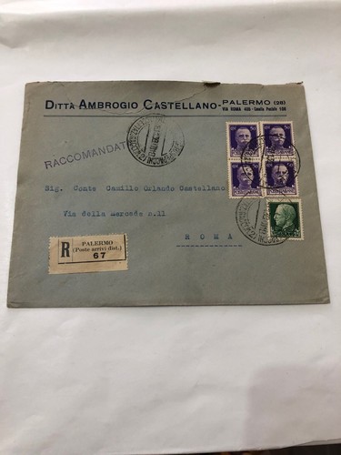 Storia postale raccomandata - postale,