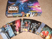 STAR WARS GALAXY DISPLAY BOX  + CARDS L1 - L12 CHASE SET - TOPPS
