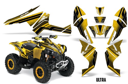 Kit grafico adesivi atv quad - adesivi,