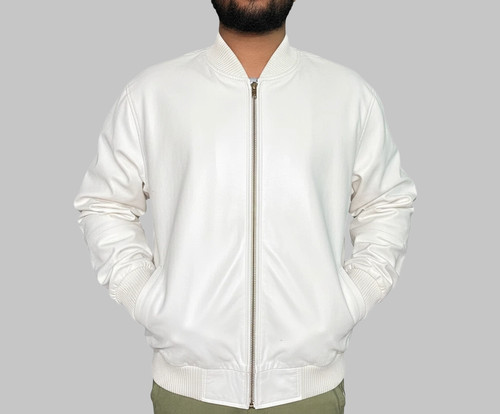 Giubbotto bomber uomo bianco - uomo,