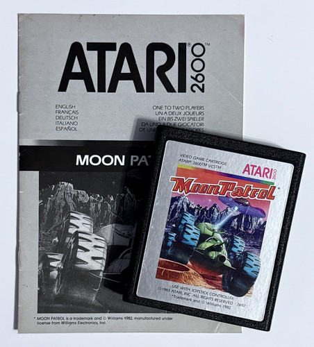 Moon patrol atari 2600 - moon, +