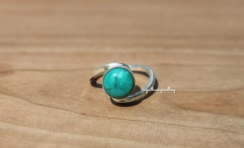 Anello turchese blu pietra - anello,