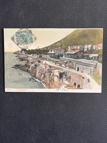 Cartolina nervi stazione - -,