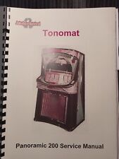 Tonomat Ditchburn Panoramic Jukebox Service Manuals x2