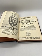 1949 Painting and Decorating Craftsman’s Manual and Text-Book Vintage Hardcover