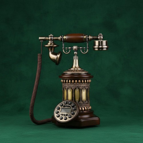 Telefono vintage scrivania - vintage,