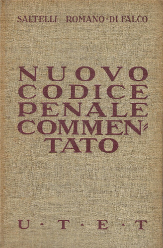 Nuovo codice penale commentato - penale,