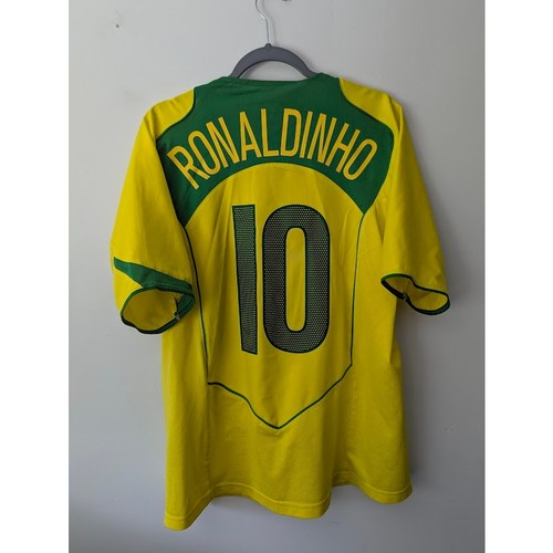 Maglia brasile 2004 ronaldinho - brasile,