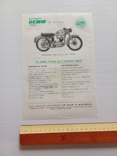 Demm 125 4T Gran Turismo anni 50 depliant italiano originale