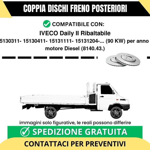 Coppia dischi freno posteriori - dischi,
