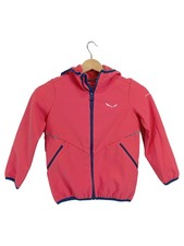 SALEWA Giacca Softshell Bambina Rosa Outdoor con Cappuccio (IT 120, EU 116)
