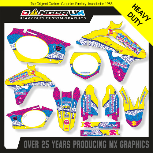 Kit grafica completo suzuki - kit,