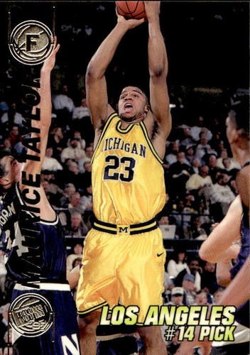 Card nba maurice taylor 1997 - card,