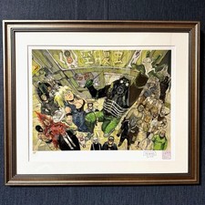 Stampa artistica manga firmata