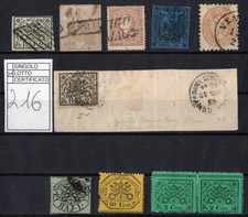 L16 FRANCOBOLLI ASI - bel LOTTO ANTICHI STATI ITALIANI   qualità mista US MH*