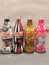 4 bottiglie coca cola Light Tribute To Fashion Collezione Vuote Versace Armani