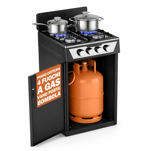 Cucina con piano cottura - con,