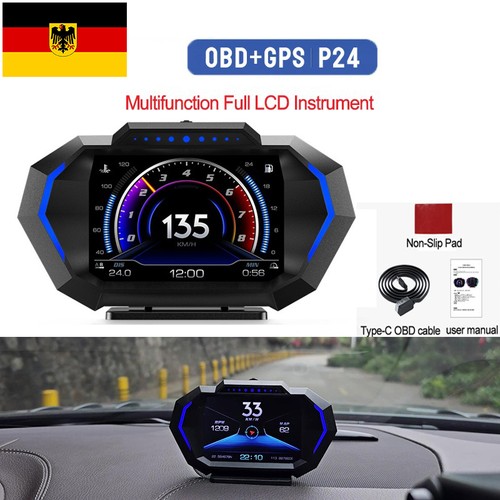 P24 obd2 gps hud auto - auto, up