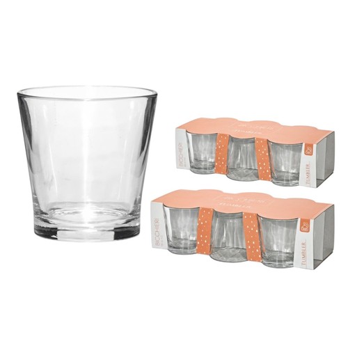 Set bicchieri trasparenti - 12,