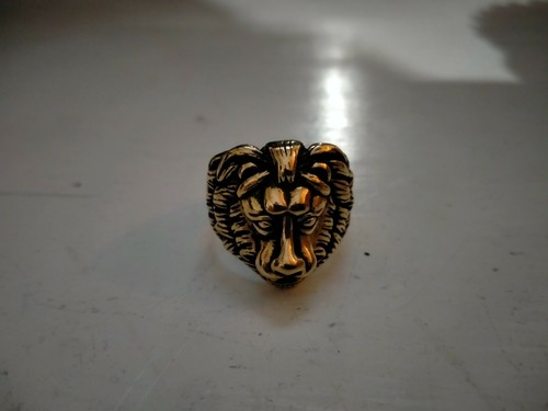 Anello leone lion acciaio - lion,