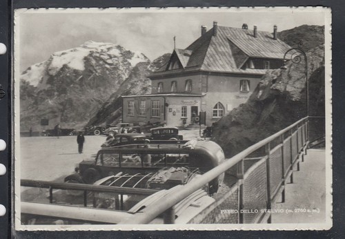 Cartolina passo dello - passo, stelvio