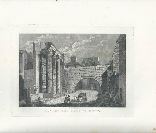 1848 roma avanzi - avanzi, foro