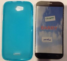 Custodia Cover in TPU GEL per WIKO BARRY. COLORE Celeste