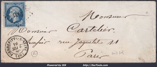 France 14a sur lettre pc - france,