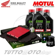 Tagliando HONDA NTV 650 Deauville 1999 2000 2001 / Kit Olio Motul 5100 + Filtri
