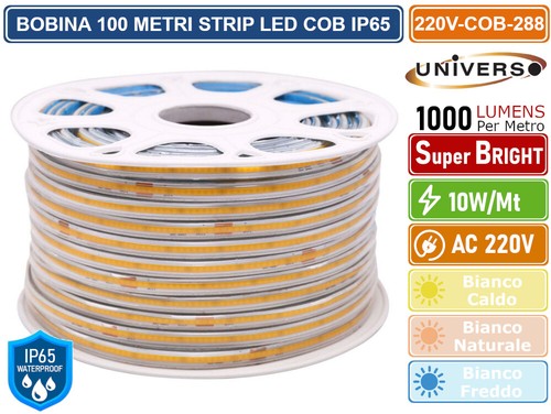 Bobina 100 metri strip led - 100,