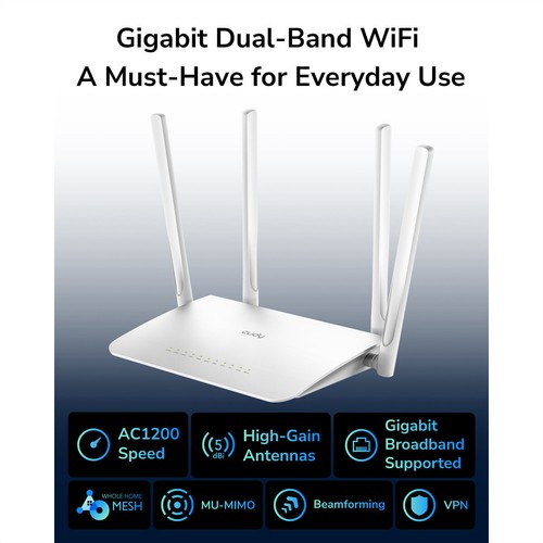 Cudy wr1300 ac1200 router - ac1200,