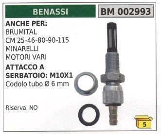 Rubinetto carburante benassi - carburante,