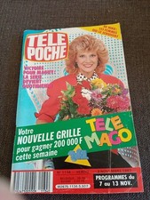 Magazine television TV TELE POCHE 1134/novembre 1987-maguy télé mago/de niro