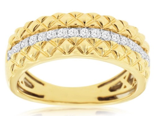 Anello ampio 23ct diamante - anello, .23ct