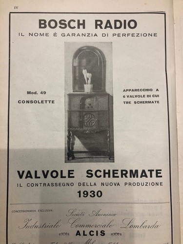 Pubblicità epoca 1930 - pubblicità,