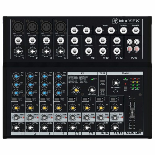 Mackie mix12fx mixer con - mackie,