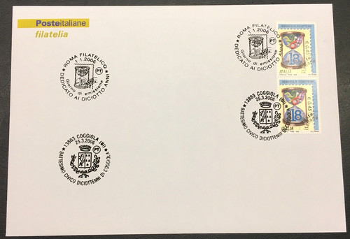 Italia 2006 bustone fdc maxi - 2006,