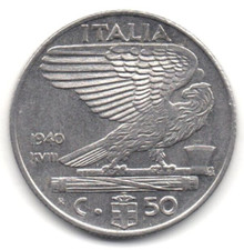 ITALIA  Regno 1940 - KM76b -