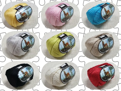 Gomitolo cotone viscosa - cotone,