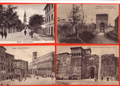 Lotto cartoline perugia - 12,