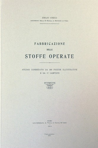 Fabbricazione delle stoffe - fabbricazione,