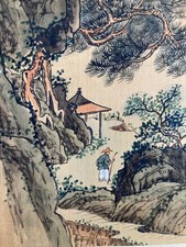 Dipinto antico cinese su seta